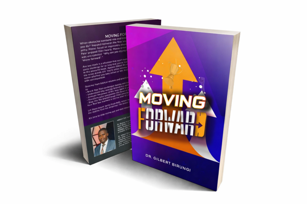 Picture of book titled moving forward